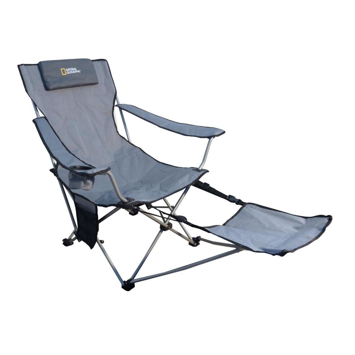 NATIONAL GEOGRAPHIC - Silla plegable con reposapies - National Geographic