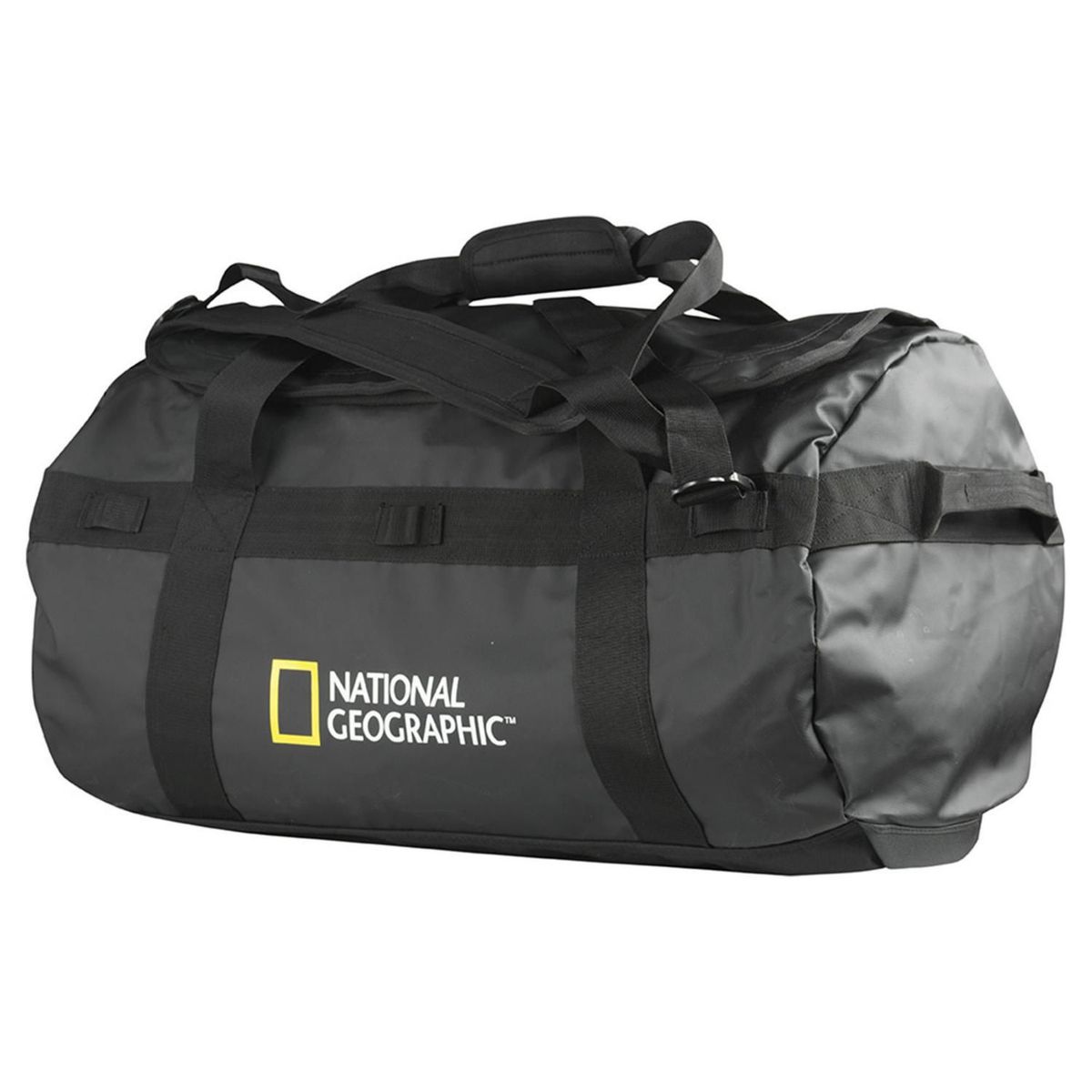 NATIONAL GEOGRAPHIC - Duffle negro 80 L impermeable