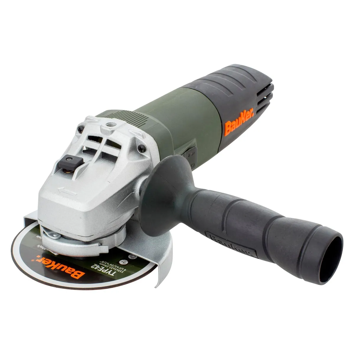 BAUKER - Amoladora Angular Eléctrica Bauker AG820E 4-1/2" 820W + 1 Disco