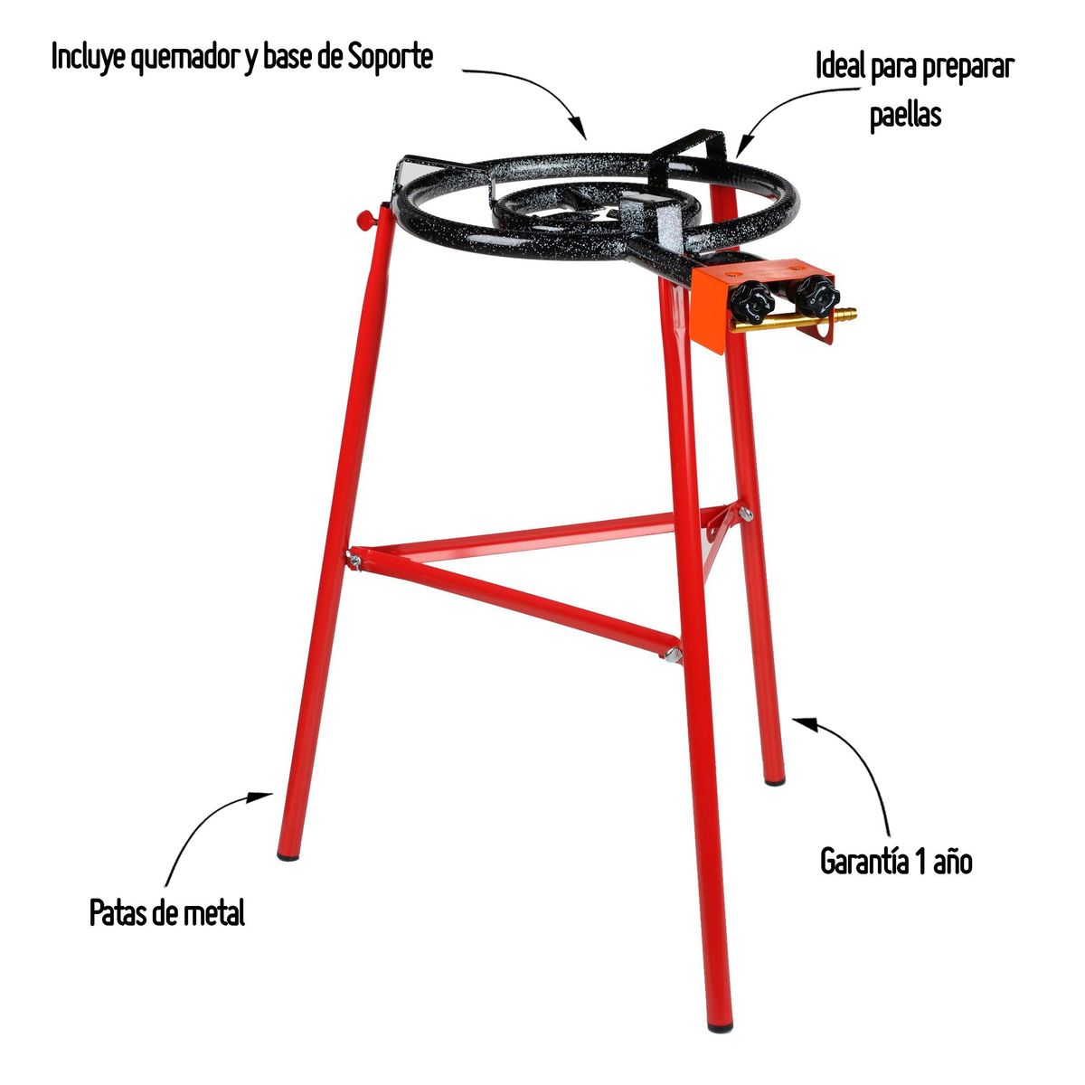 MAGEFESA - Quemador de Paella 400 con Soporte