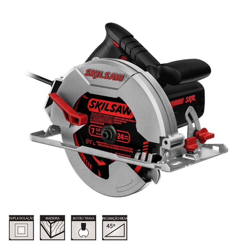 SKIL - Sierra Circular Eléctrica Skil 7-1/4" 1400W