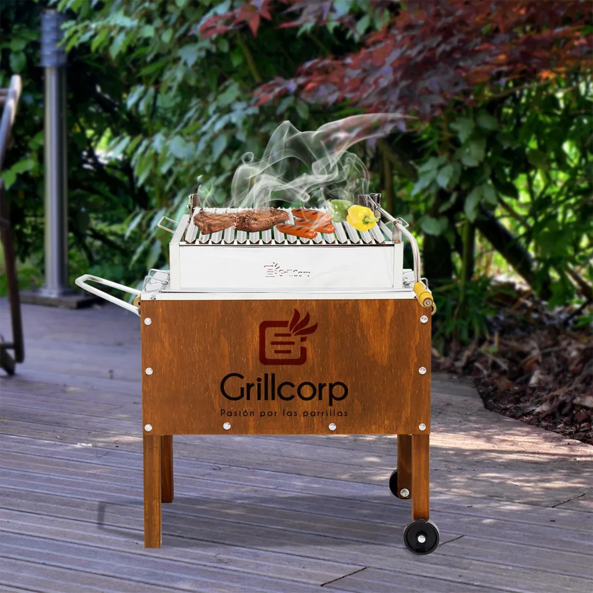 GRILLCORP - Caja China Madera Fenólica Grillcorp 60X38 Cm