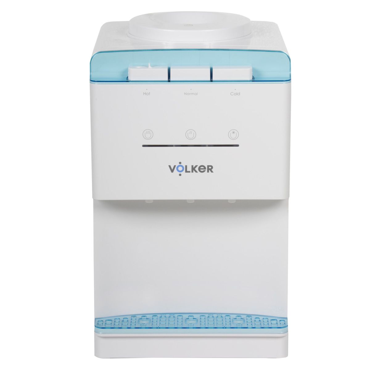 VOLKER - Dispensador de Agua Eléctrico Volker 2 Lt de Mesa BDT1187 Blanco