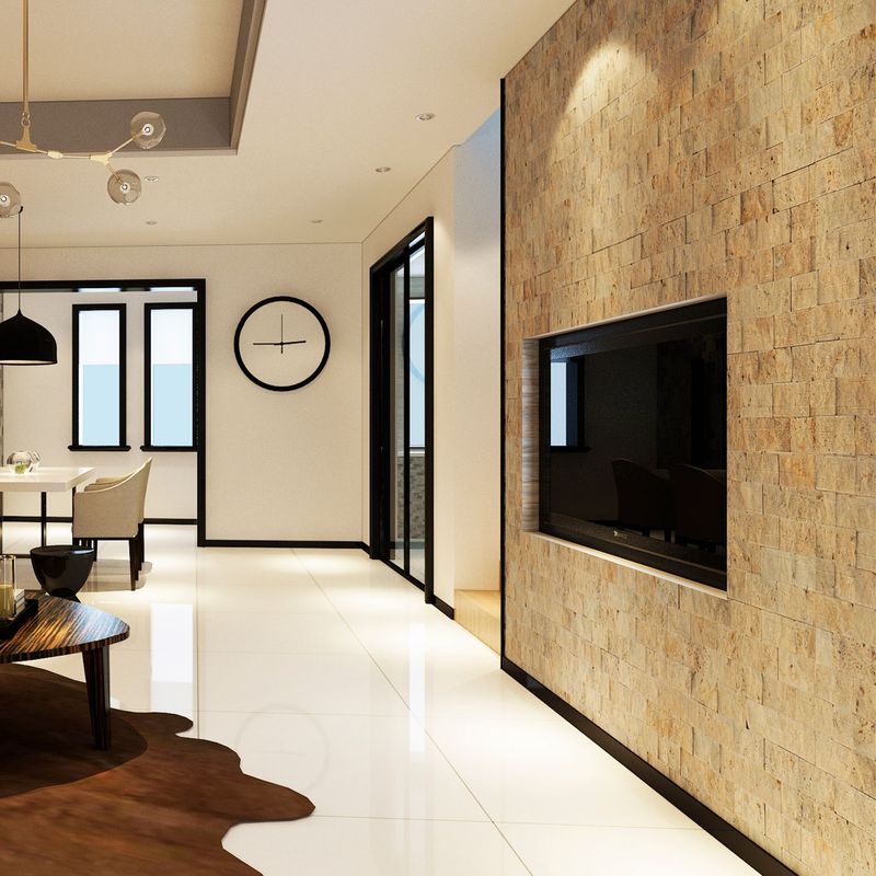 SODIMAC - Mosaico Travertine 4.8x10cm 0.46m2