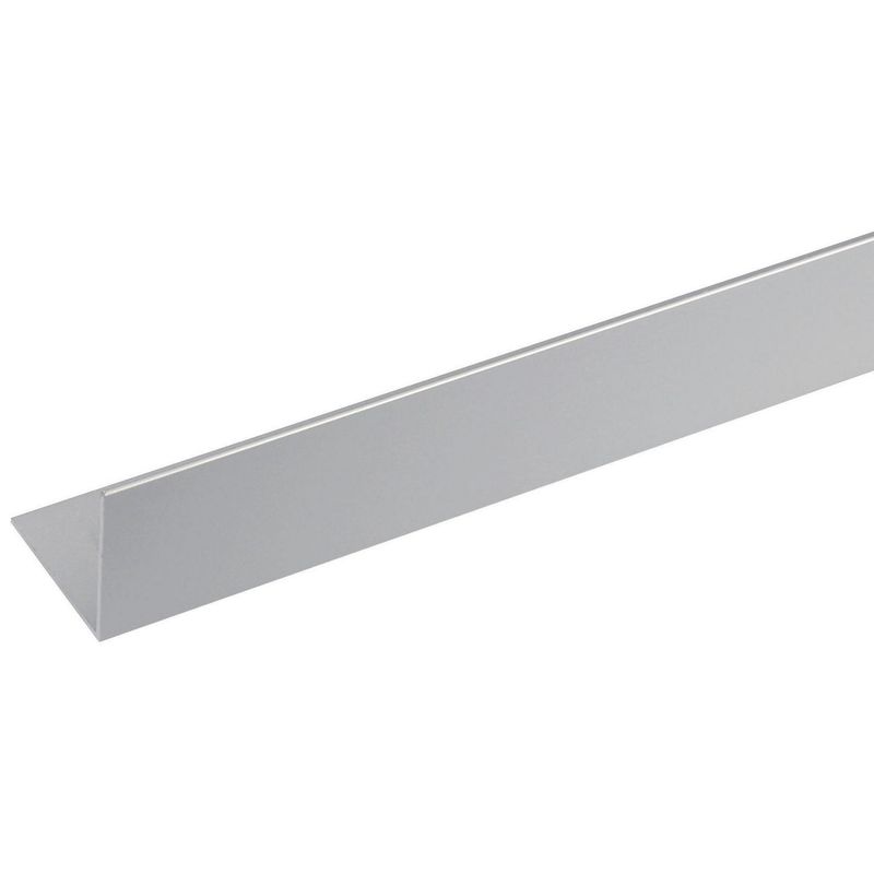 ARCANSAS - Ángulo Aluminio Plata Mate 40x40 x 2 m.