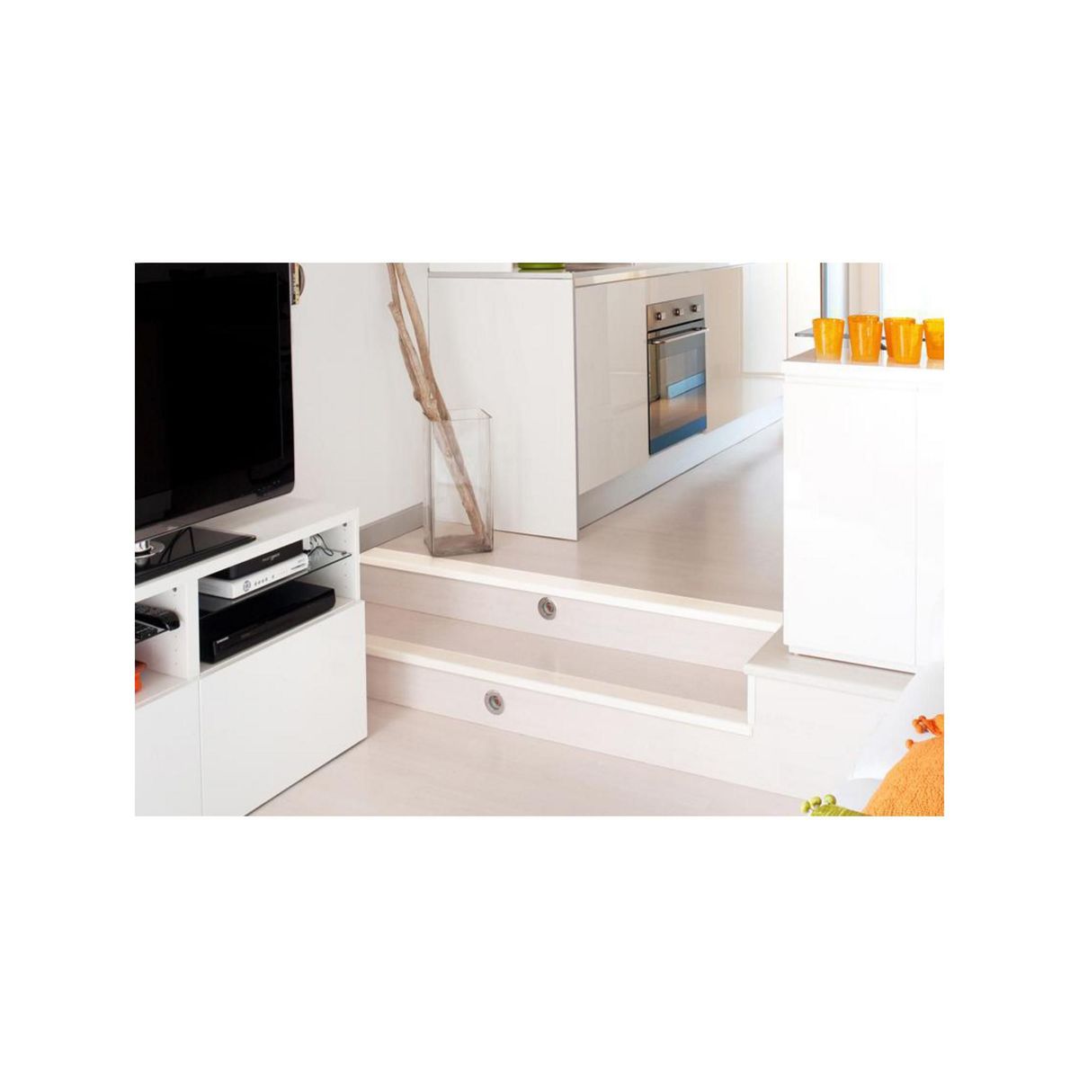 ARCANSAS - Ángulo L PVC Blanco 25x20 x 2 m.