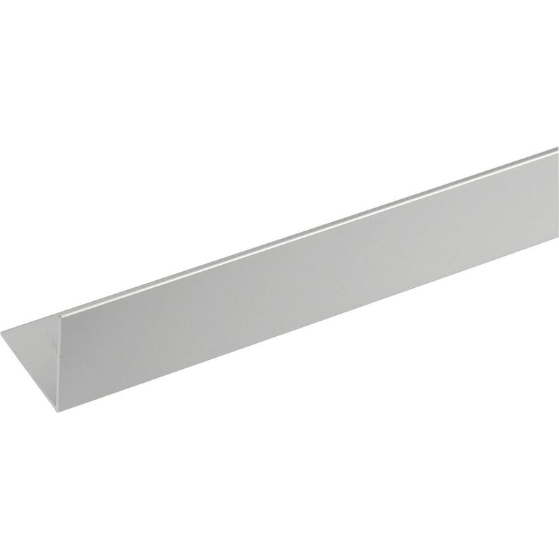 ARCANSAS - Ángulo Aluminio Plata Mate 20x20 x 1 m.