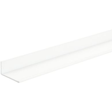 ngulo L Aluminio Blanco 15x10 x 1 m.