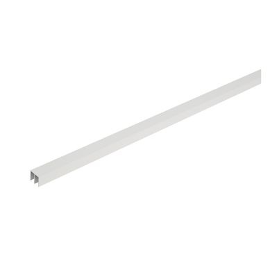 Perfil Doble U Aluminio Barniz Blanco 1037N 