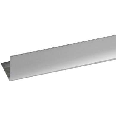 ngulo Aluminio Plata 10x10 x 1 m.