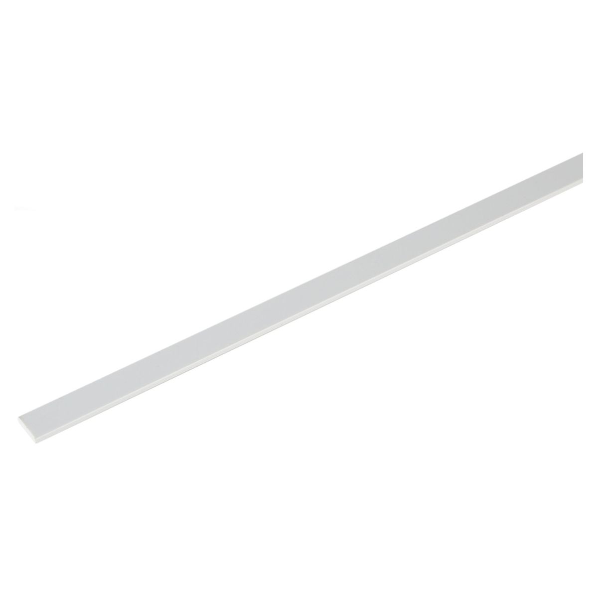 ARCANSAS - Ángulo Plano PVC Blanco 13x3 x 1 m.