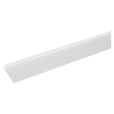 ngulo L PVC Blanco 40x10 x 1 m.