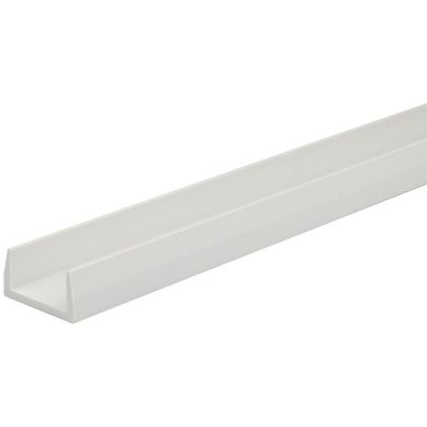 ngulo U PVC Blanco 24x13 x 1 m.