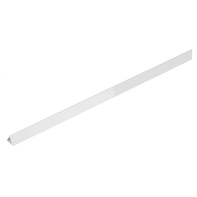 Perfil Tringular PVC porcelana 140