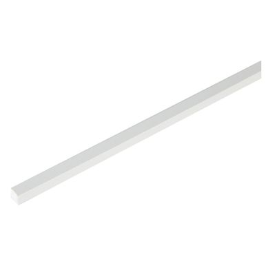 Barra Cuadrada PVC Blanca 12 mm. x 1 m.