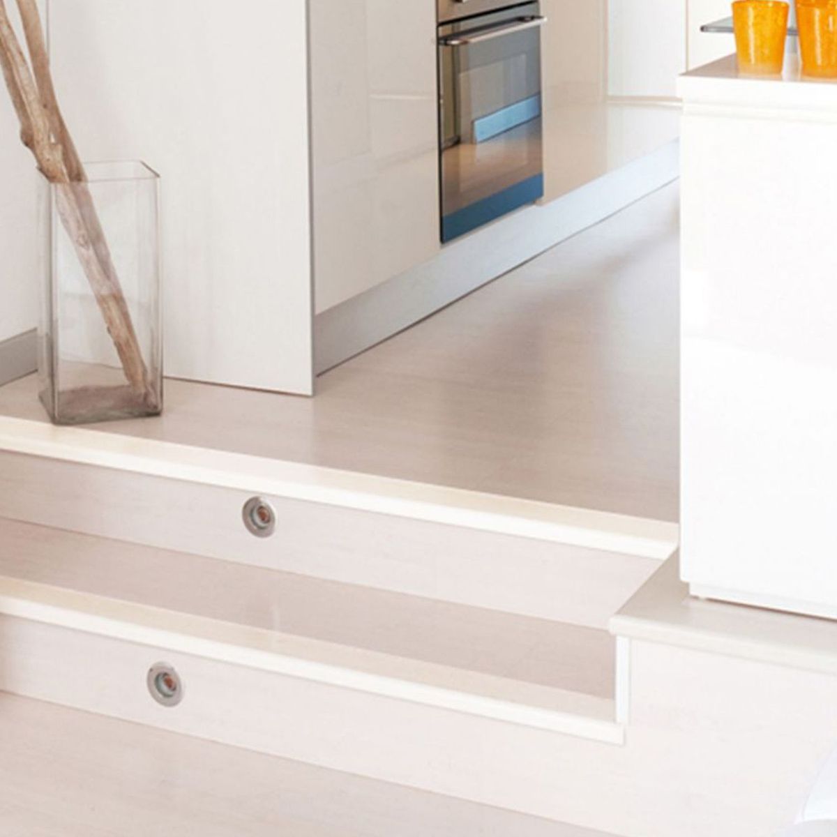 ARCANSAS - Ángulo J PVC Blanco 20x17 x 1 m.