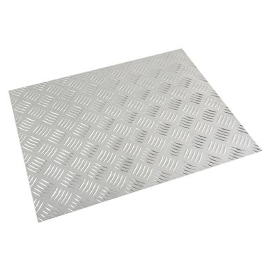 Lmina Aluminio Antiderrapante 500x400 mm.