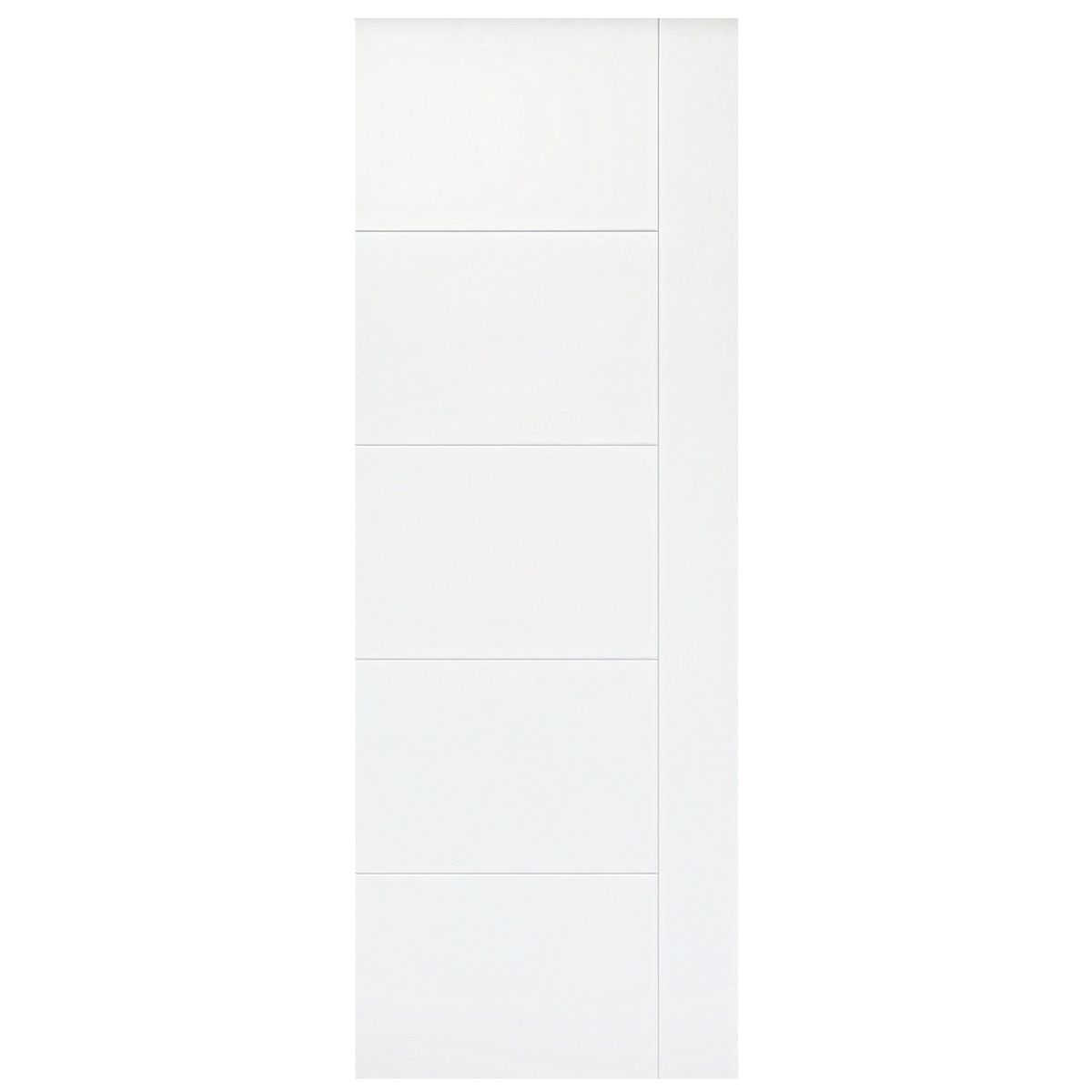 DIMFER - Combo Puerta Interior HDF Verona Blanco (Marco+Kit de Instalación)