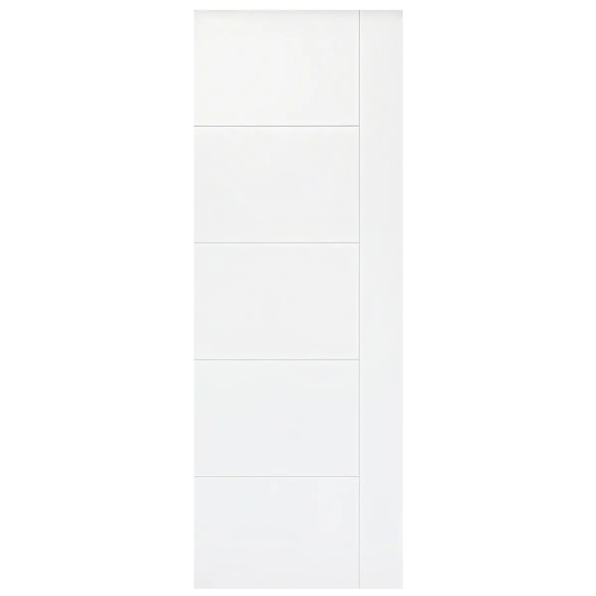 DIMFER - Combo Puerta Interior HDF Verona Blanco (Marco+Kit de Instalación)