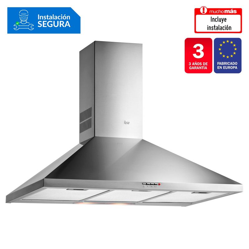  - Campana Extractora Teka 90cm Decorativa DBB 90 Acero Inox