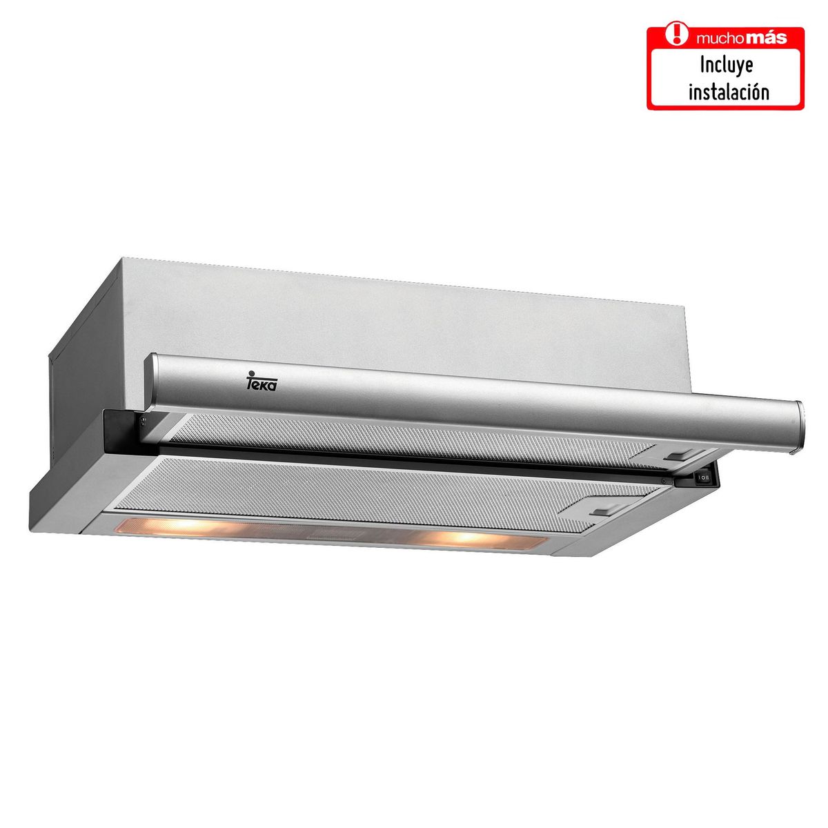 TEKA - Campana Empotrada Teka 60cm Extraíble Decorativa TL1.62 Acero Inox
