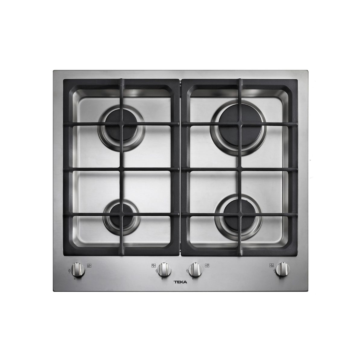 TEKA - Encimera a Gas 4 Hornillas EW-60 Inoxidable