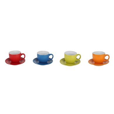 Juego de 4 Tazas y Platos Surtido
