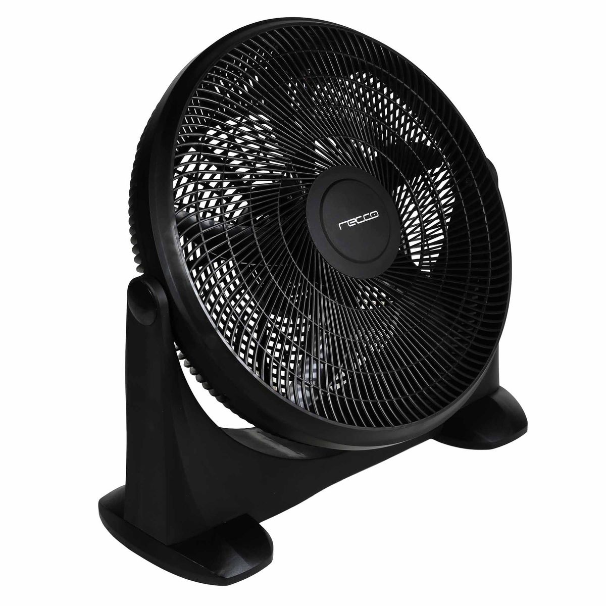 RECCO - Ventilador De Piso 20" Plástico 3 Velocidades 45W Recco Negro