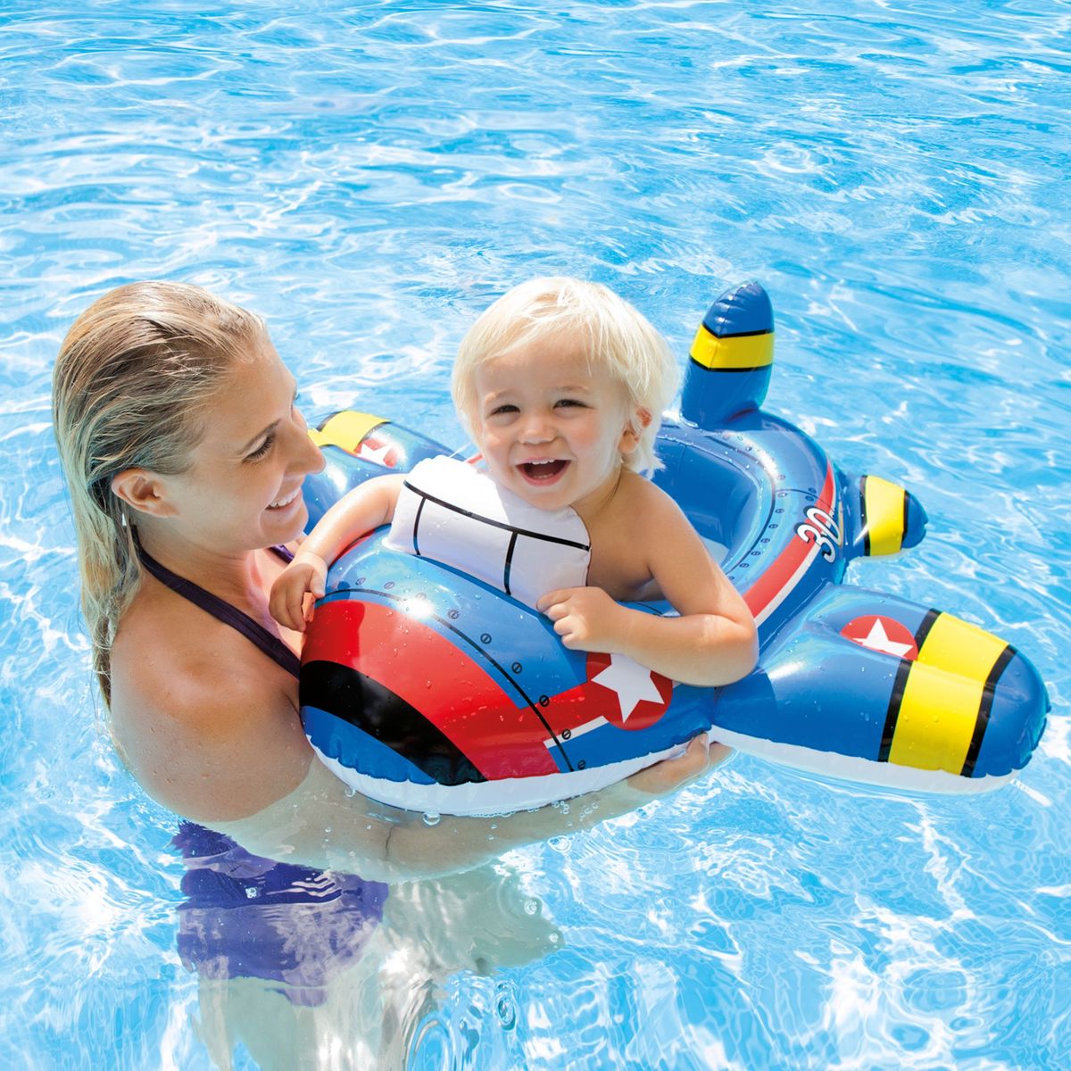 INTEX - Flotador Transporte para Bebe 57x71x10cm Diseño Surtido
