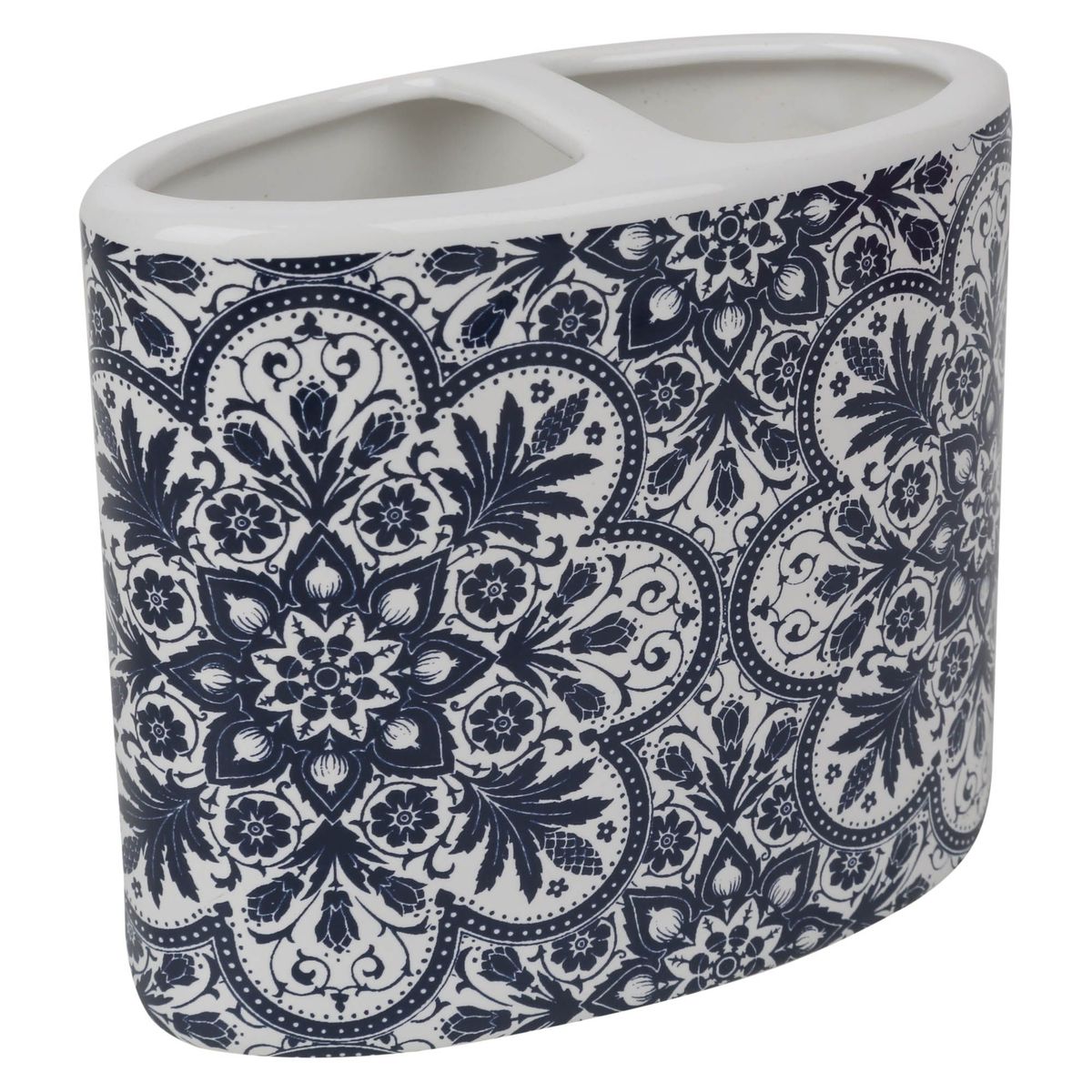 JUST HOME COLLECTION - Portacepillo cerámica Allegra 10x10cm