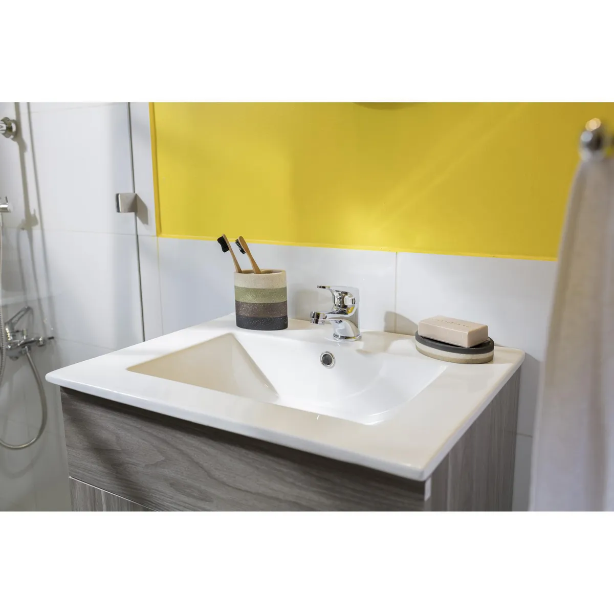 JUST HOME COLLECTION - Portacepillo para baño Etnico