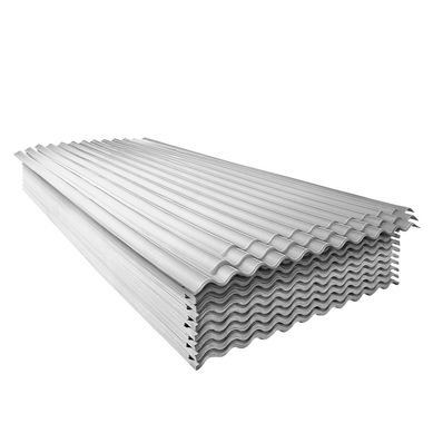 Calamina Acero Galvanizado Plateado 80x360x0.14cm PRUEBA