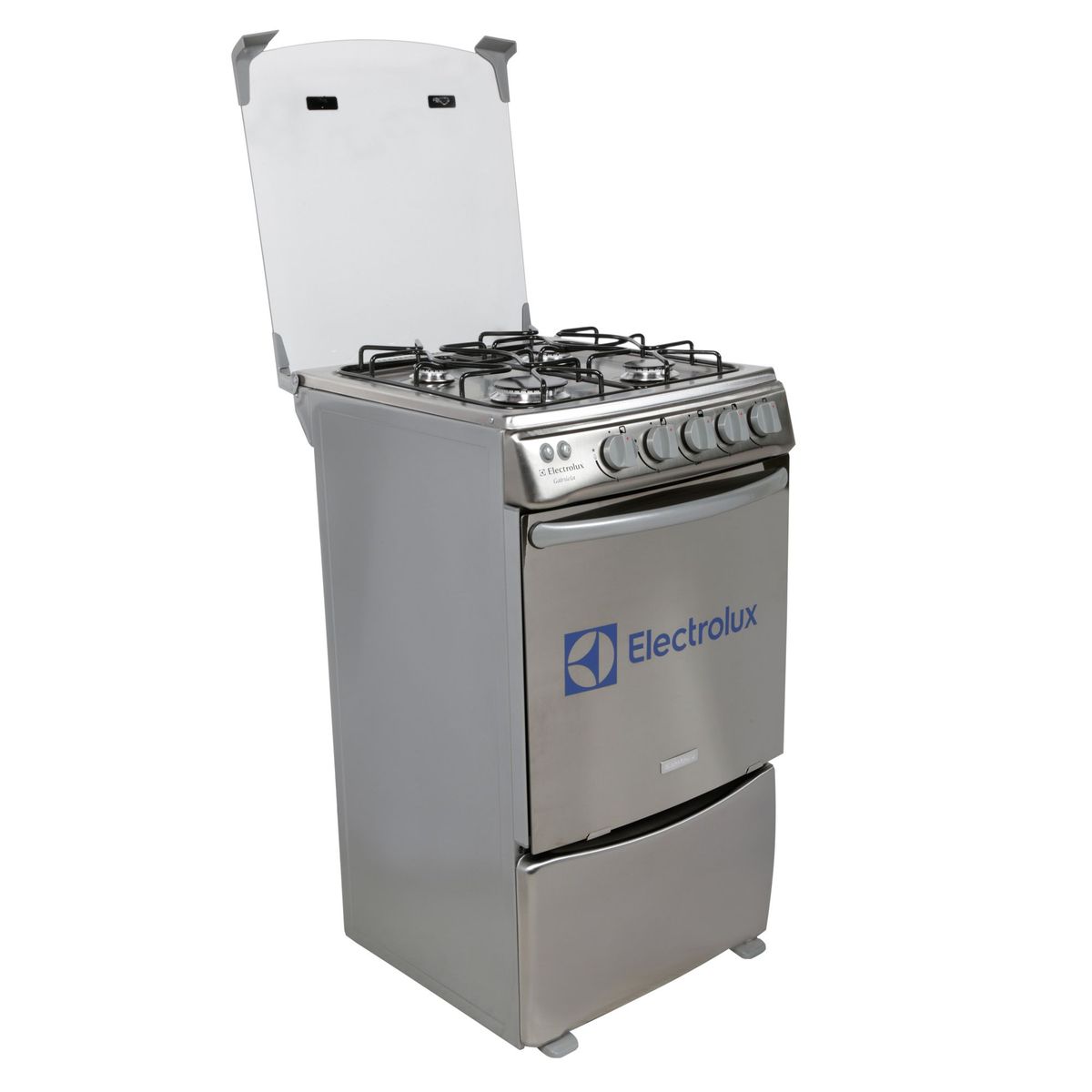 ELECTROLUX - Cocina Electrolux a Gas 4 Hornillas Gabriela Silver