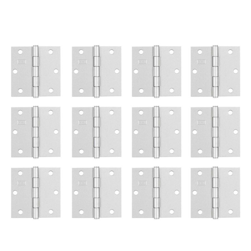 GENERICO - Bisagra de Aluminio 3 1/2x3 1/2" x 12 und