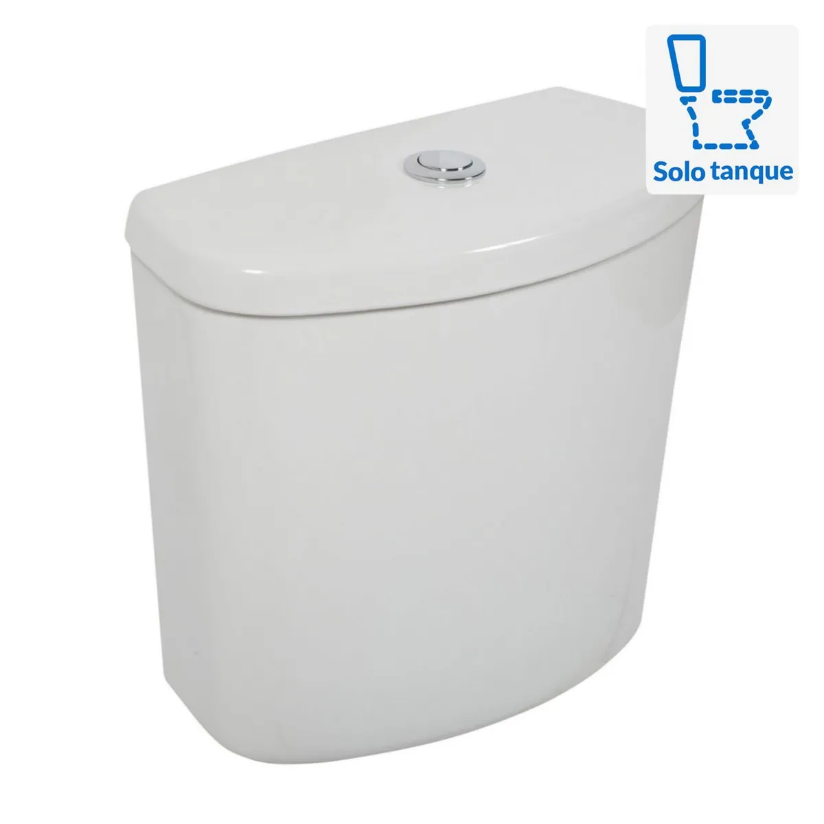 TREBOL - Tanque Inodoro Trebol Rapid Jet Premium Blanco