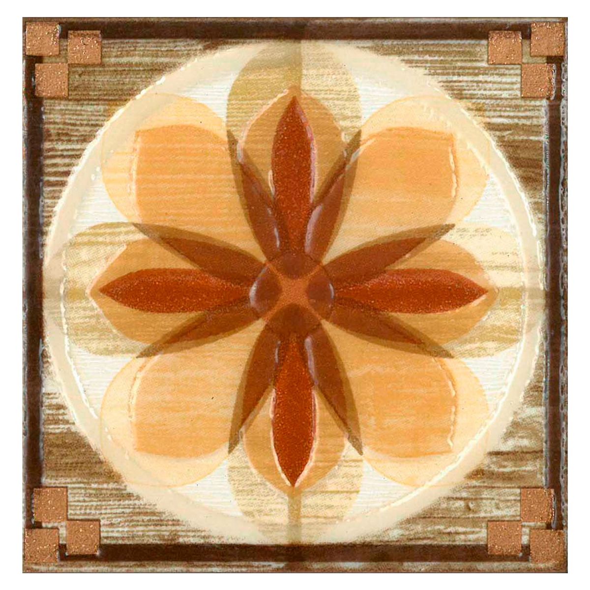 Taco cerezo cerámico texturado liso 10x10 cm, marca KANTU - Foto 2