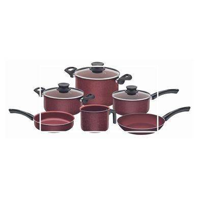 Juego de Ollas 9 Piezas Paris Rojo