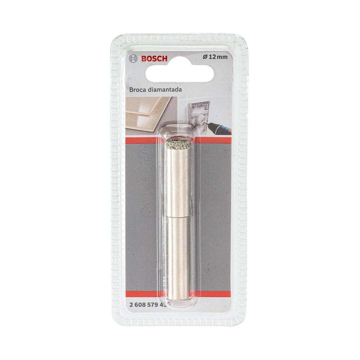 BOSCH - Broca Acero Diamantada para Cerámica 12 mm Bosch