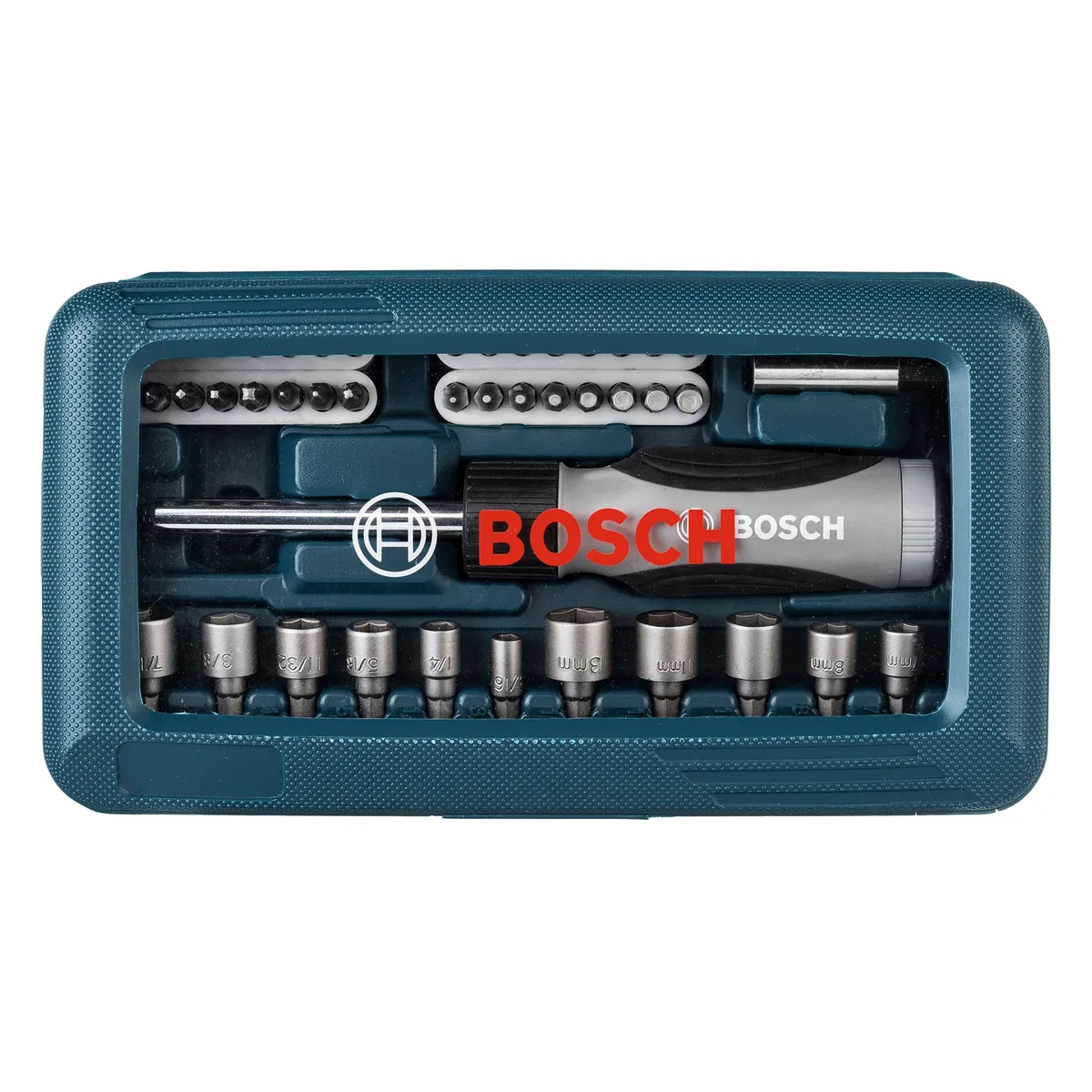 BOSCH - Set de Puntas y Dados para Atornillar Acero 46Pzs Bosch