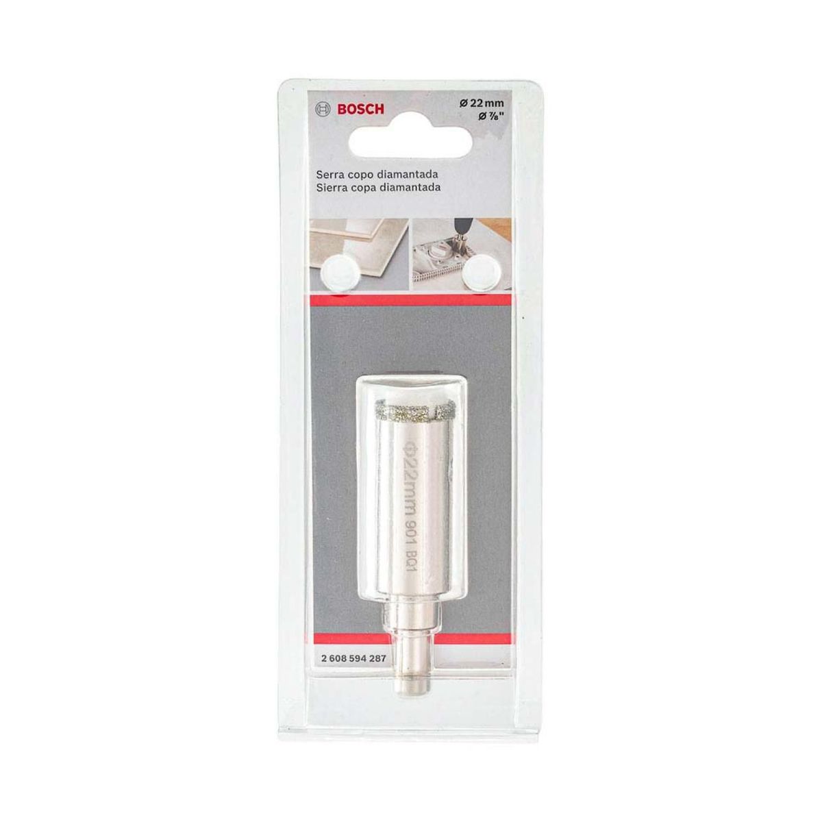 BOSCH - Sierra Copa Diamantada 22 mm Bosch