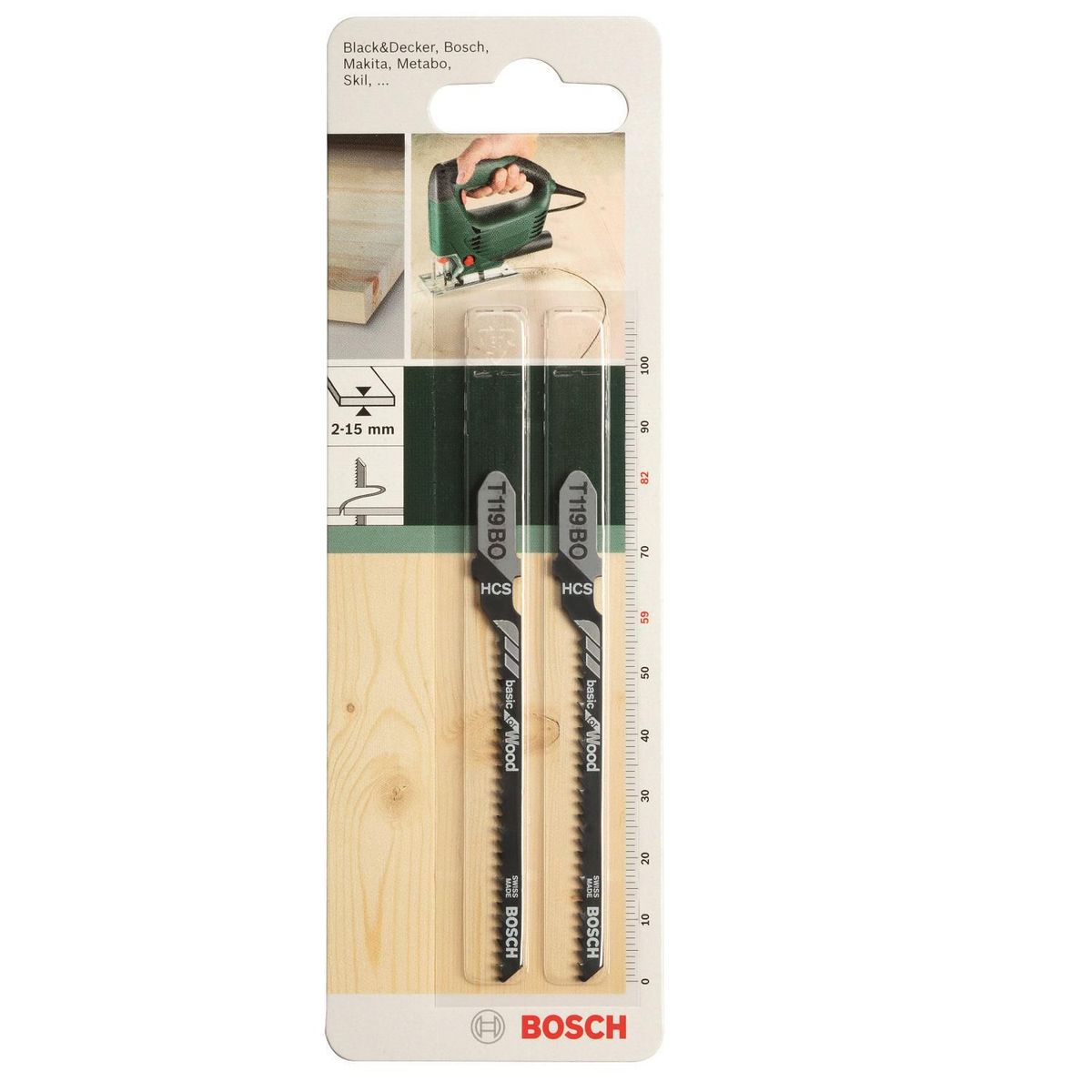 BOSCH - Hoja de sierra para calar T119BO Basic