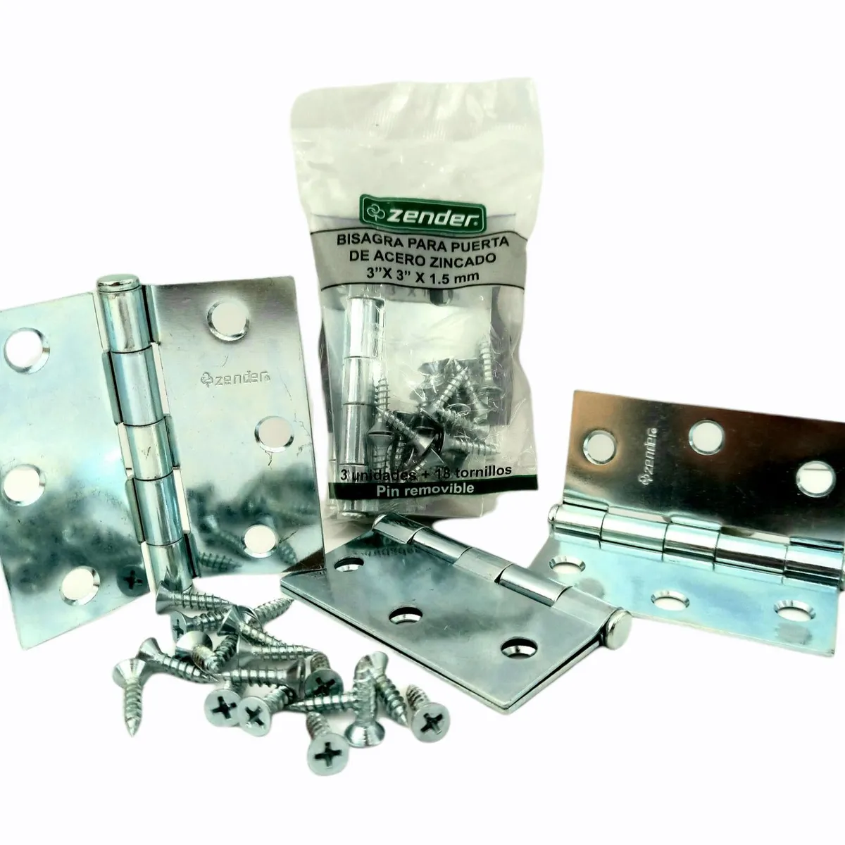 GENERICO - Bisagra Zincada 3x3" x 3 und