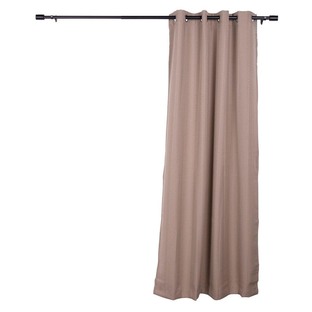 JUST HOME COLLECTION - Cortina de Tela Pespunte 140x220cm Beige