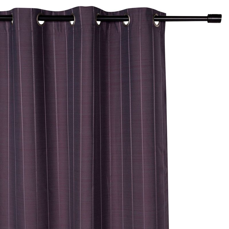 JUST HOME COLLECTION - Cortina de Tela Líneas Morado 140x220