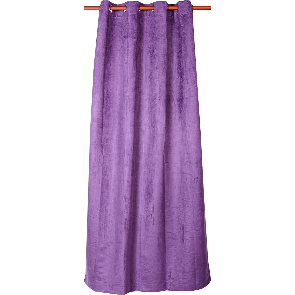 JUST HOME COLLECTION - Cortina de Tela Suede 140x220cm Morado