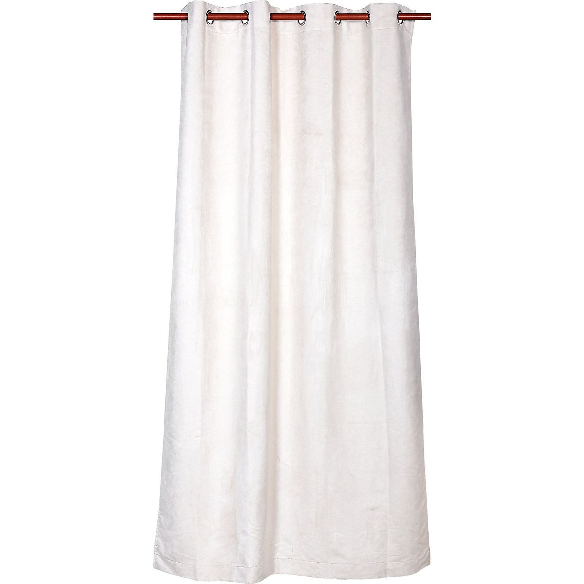 JUST HOME COLLECTION - Cortina de Tela Suede 140x220cm Crema