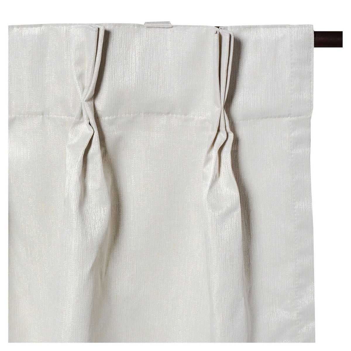 JUST HOME COLLECTION - Cortina de Tela Pinzas 140x220cm Crema