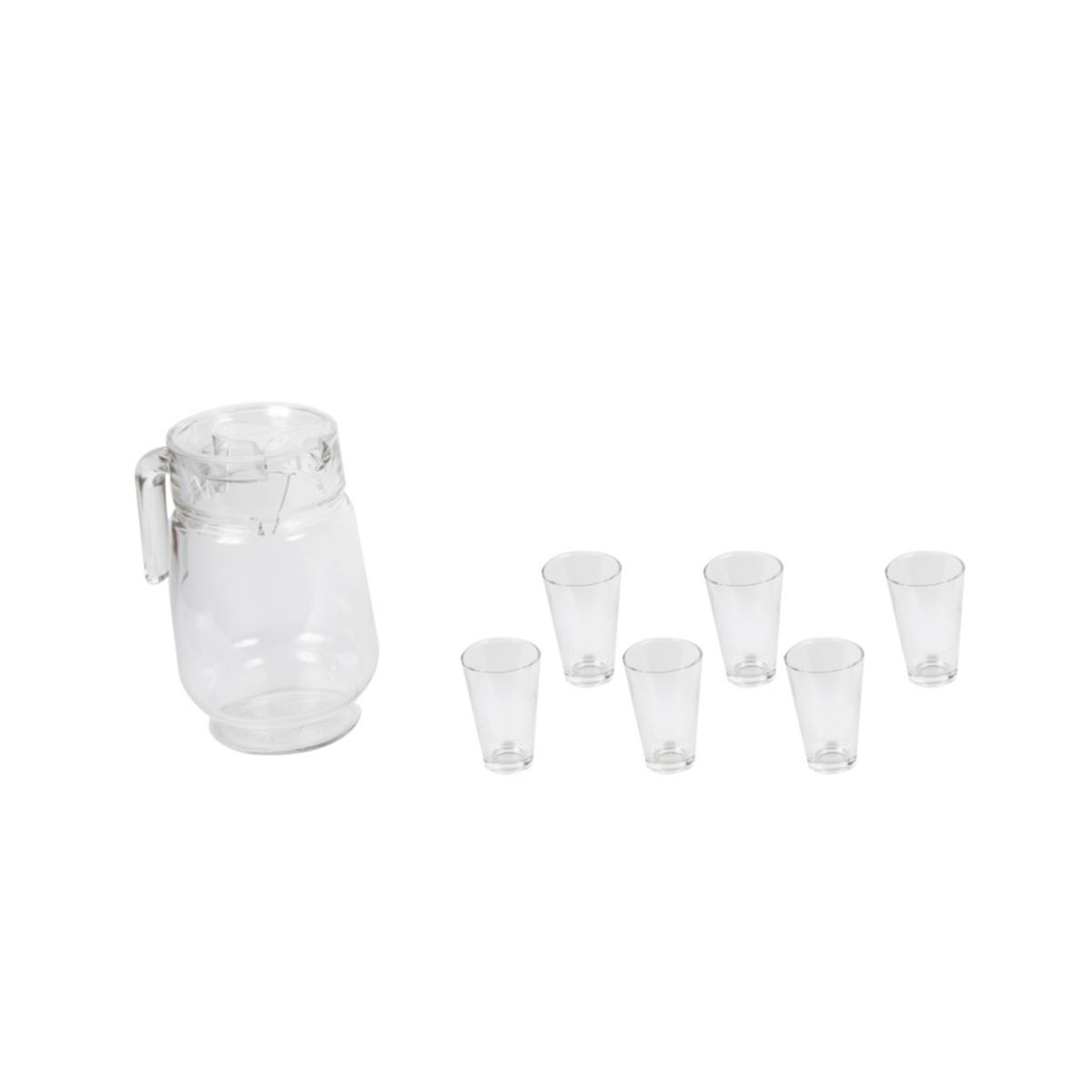 Set de jarra y 6 vasos, marca CASA BONITA - Foto 2
