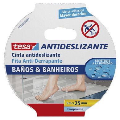 Cinta Antideslizante Baos TESA 25 mm. x 5 m.