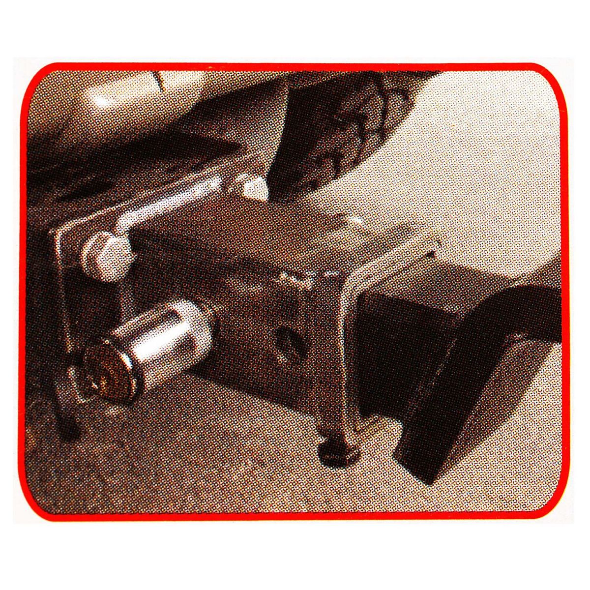 AUTOSTYLE - Cerradura de Enganche Acero 23x2,3 Cm Plateado